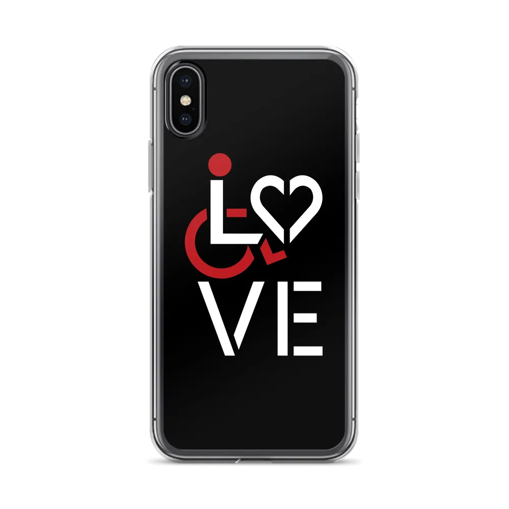 LOVE (for the Special Needs Community) iPhone Case Stacked Design 1 of 3