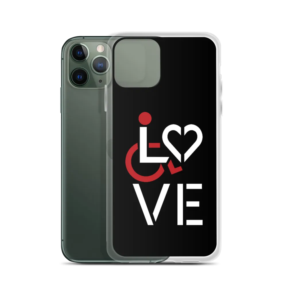 LOVE (for the Special Needs Community) iPhone Case Stacked Design 1 of 3