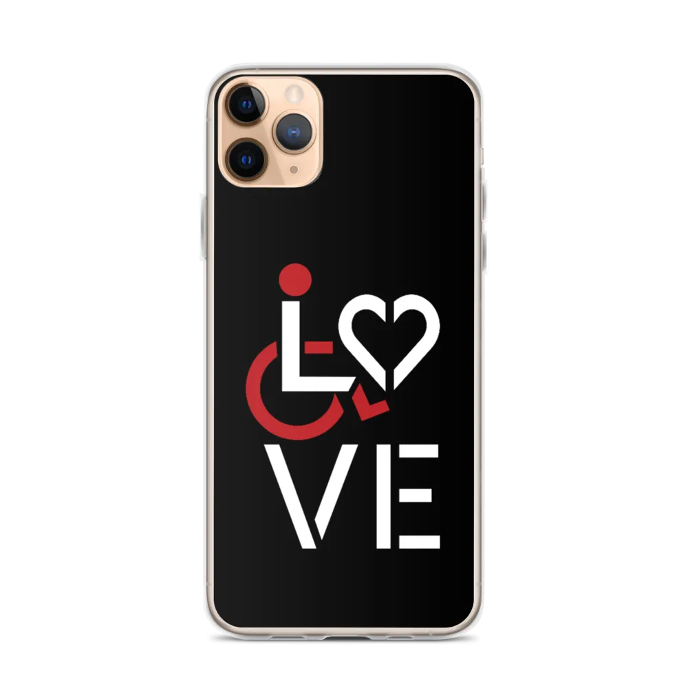LOVE (for the Special Needs Community) iPhone Case Stacked Design 1 of 3
