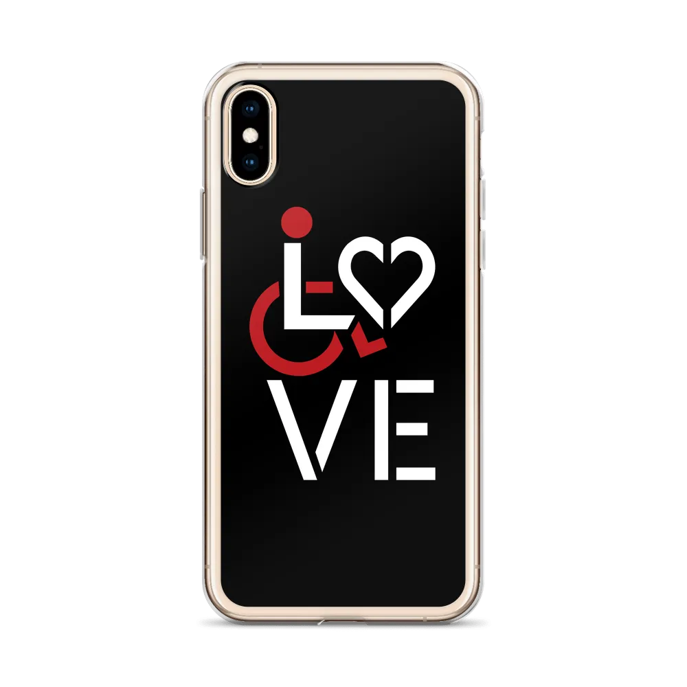 LOVE (for the Special Needs Community) iPhone Case Stacked Design 1 of 3