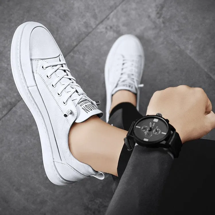 MarleyShoes™| Genuine Leather Casual Shoes For Men
