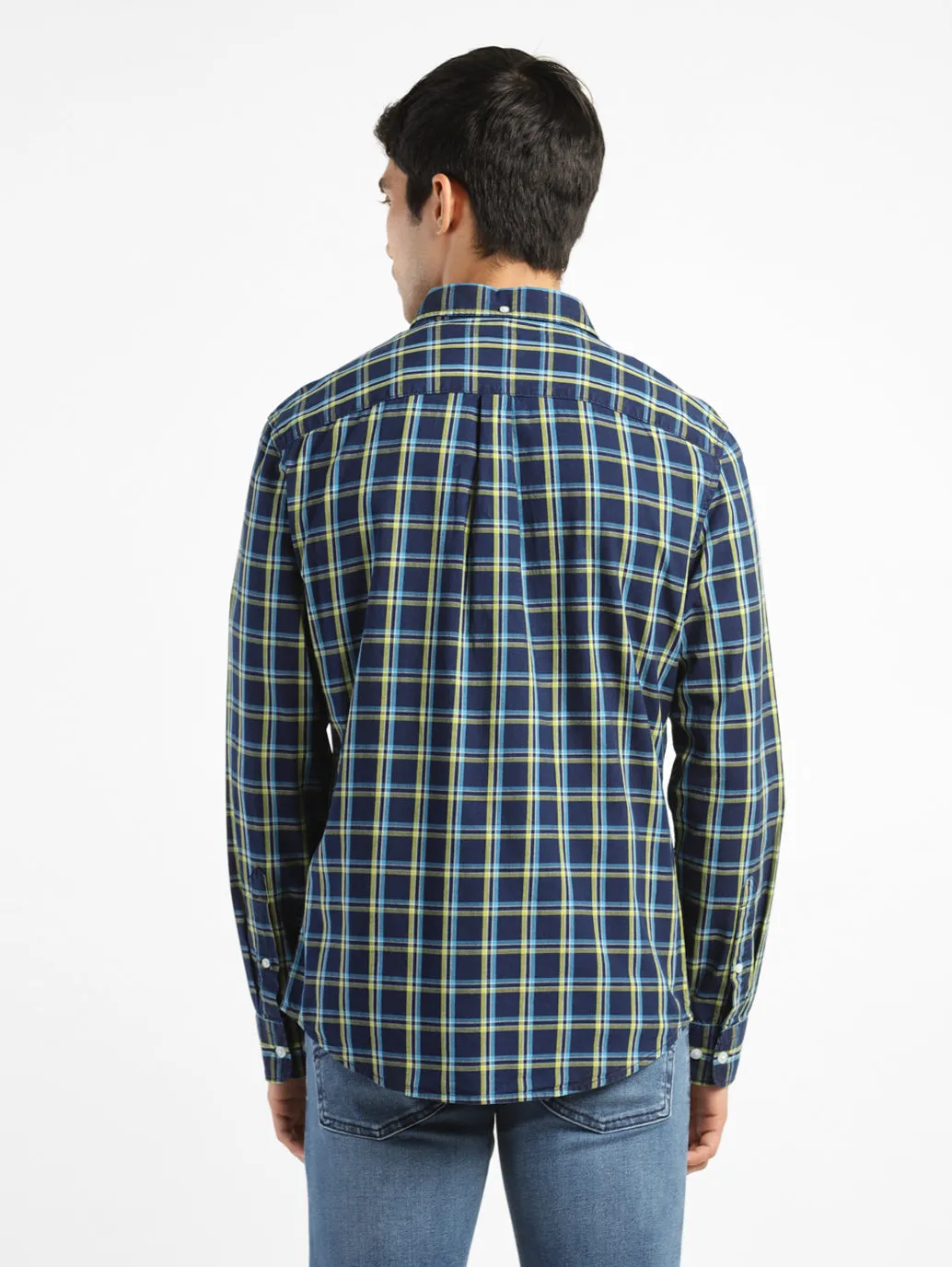 Men's Checked Slim Fit Shirt