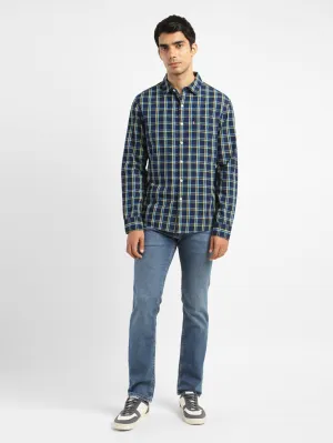 Men's Checked Slim Fit Shirt
