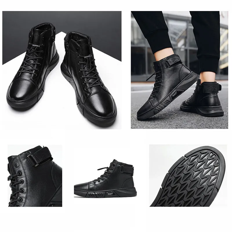 MidnightWalk™ Warm Leather Boots