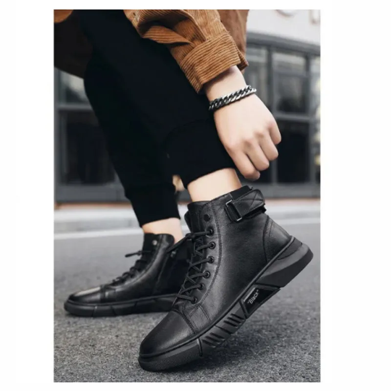 MidnightWalk™ Warm Leather Boots
