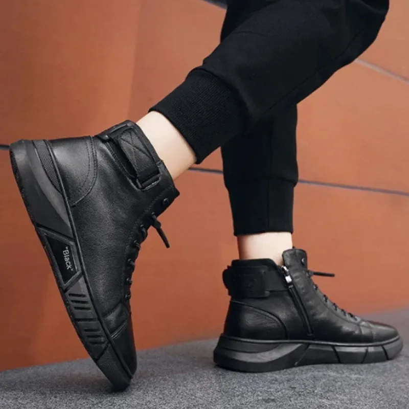 MidnightWalk™ Warm Leather Boots