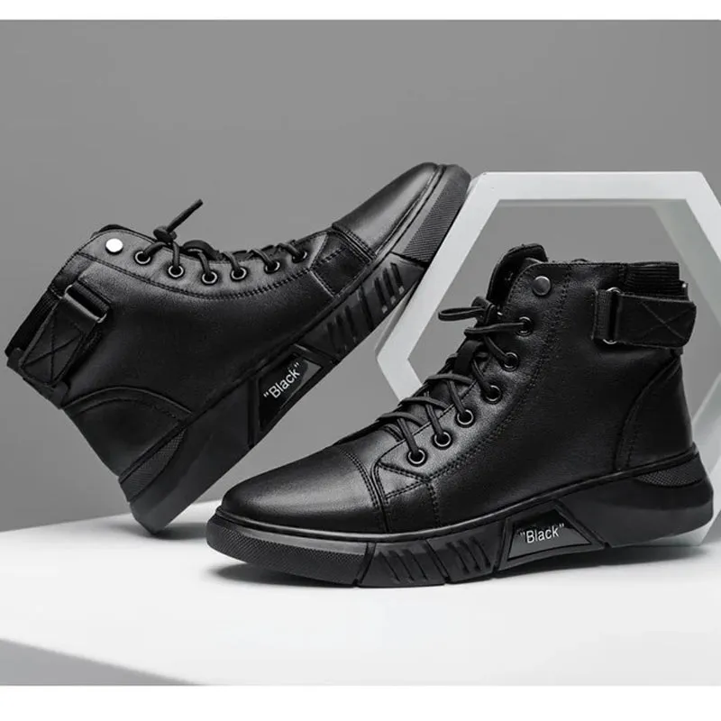 MidnightWalk™ Warm Leather Boots