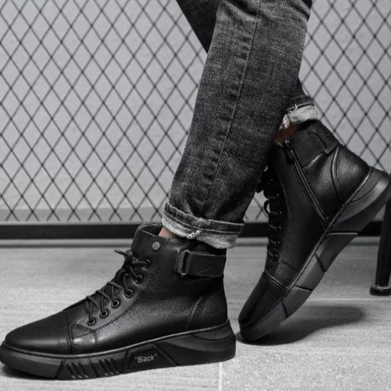 MidnightWalk™ Warm Leather Boots