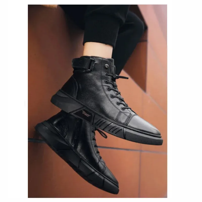 MidnightWalk™ Warm Leather Boots