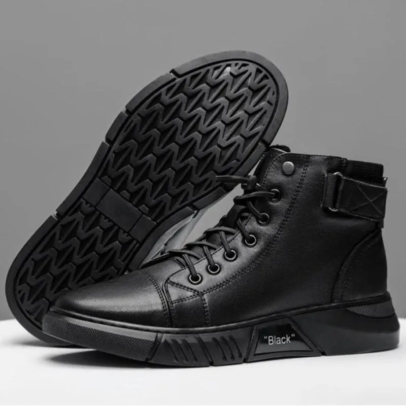 MidnightWalk™ Warm Leather Boots