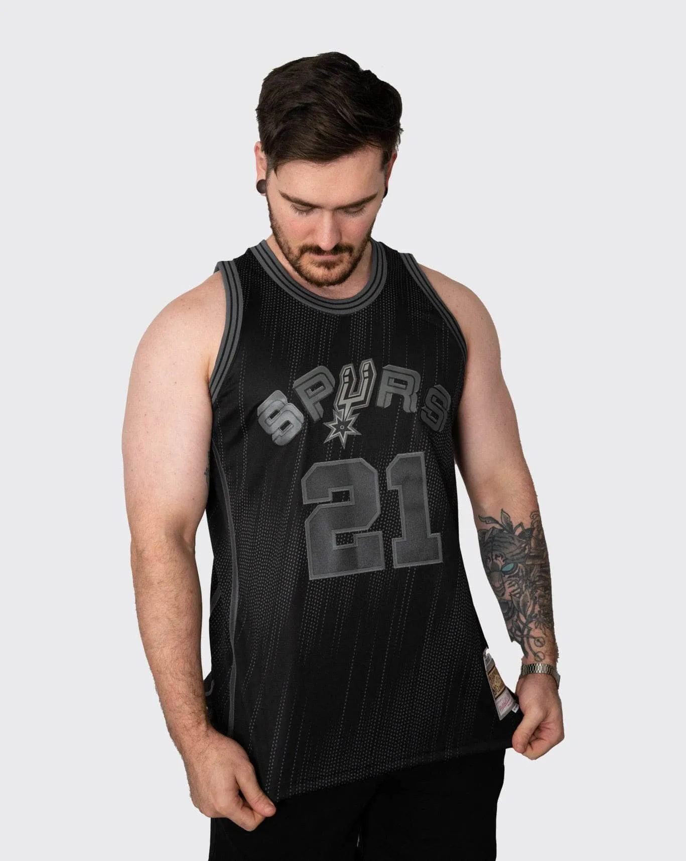 mitchell and ness spurs duncan 98-99 jersey