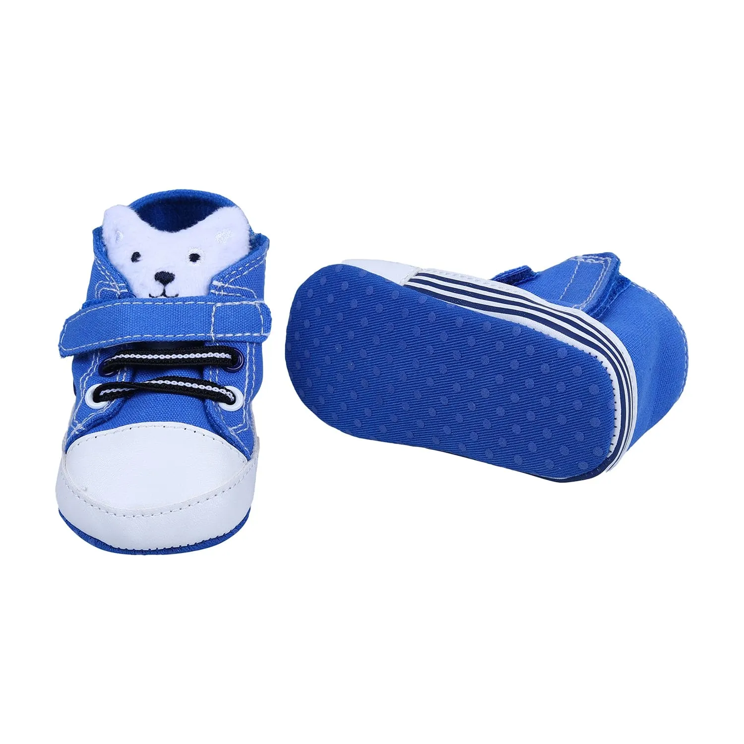 My Buddy Bear Cute And Stylish Comfy Velcro Booties - Blue