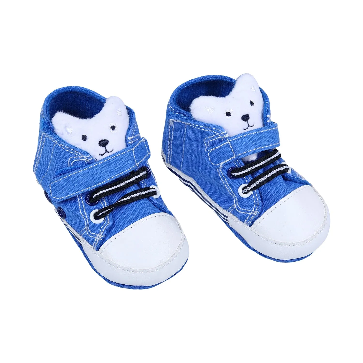 My Buddy Bear Cute And Stylish Comfy Velcro Booties - Blue