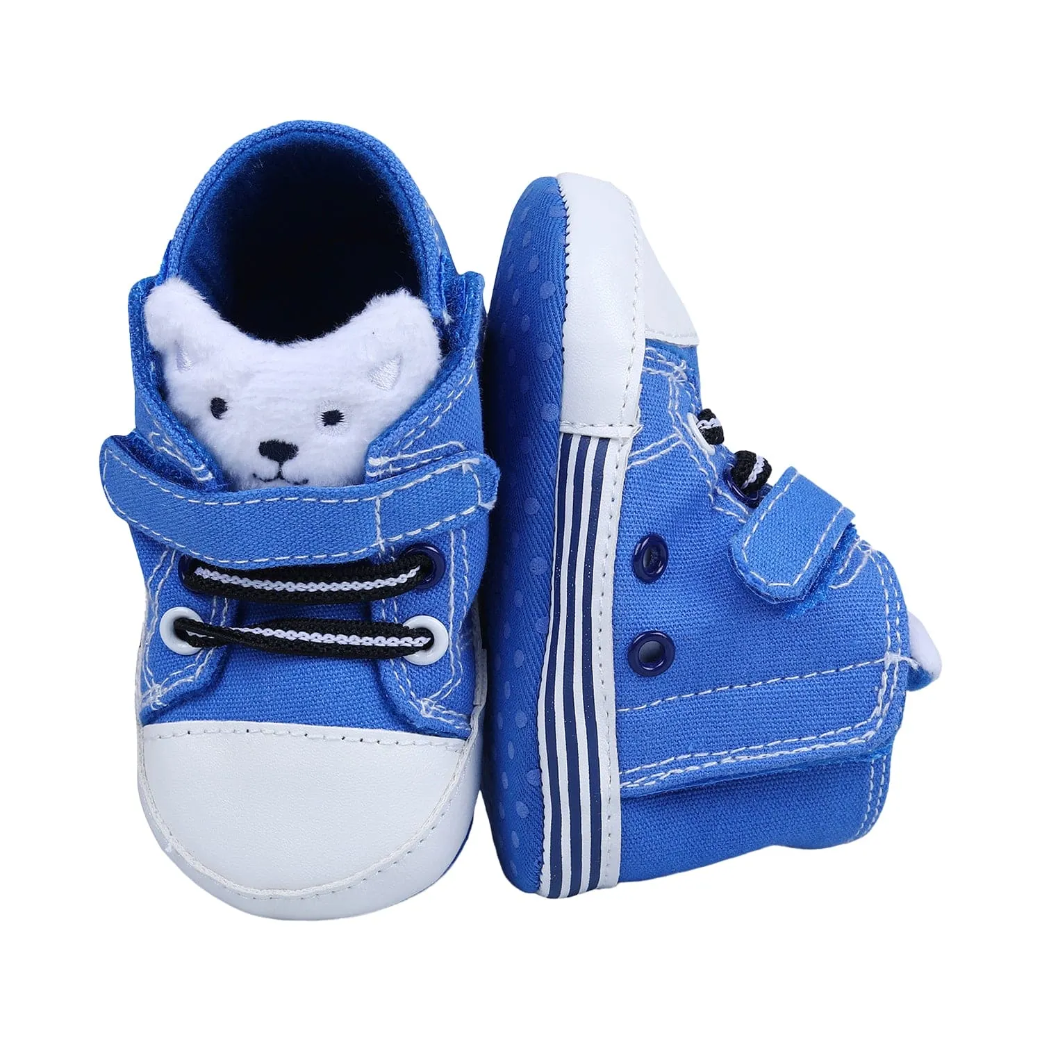 My Buddy Bear Cute And Stylish Comfy Velcro Booties - Blue
