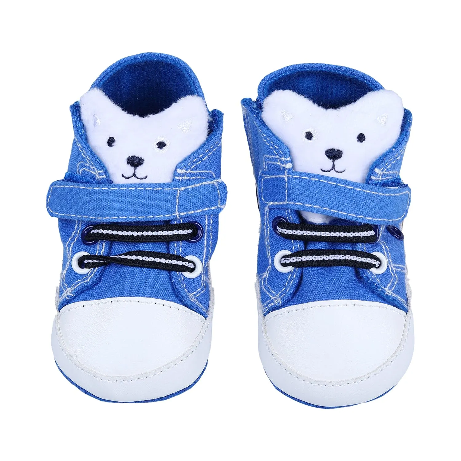 My Buddy Bear Cute And Stylish Comfy Velcro Booties - Blue