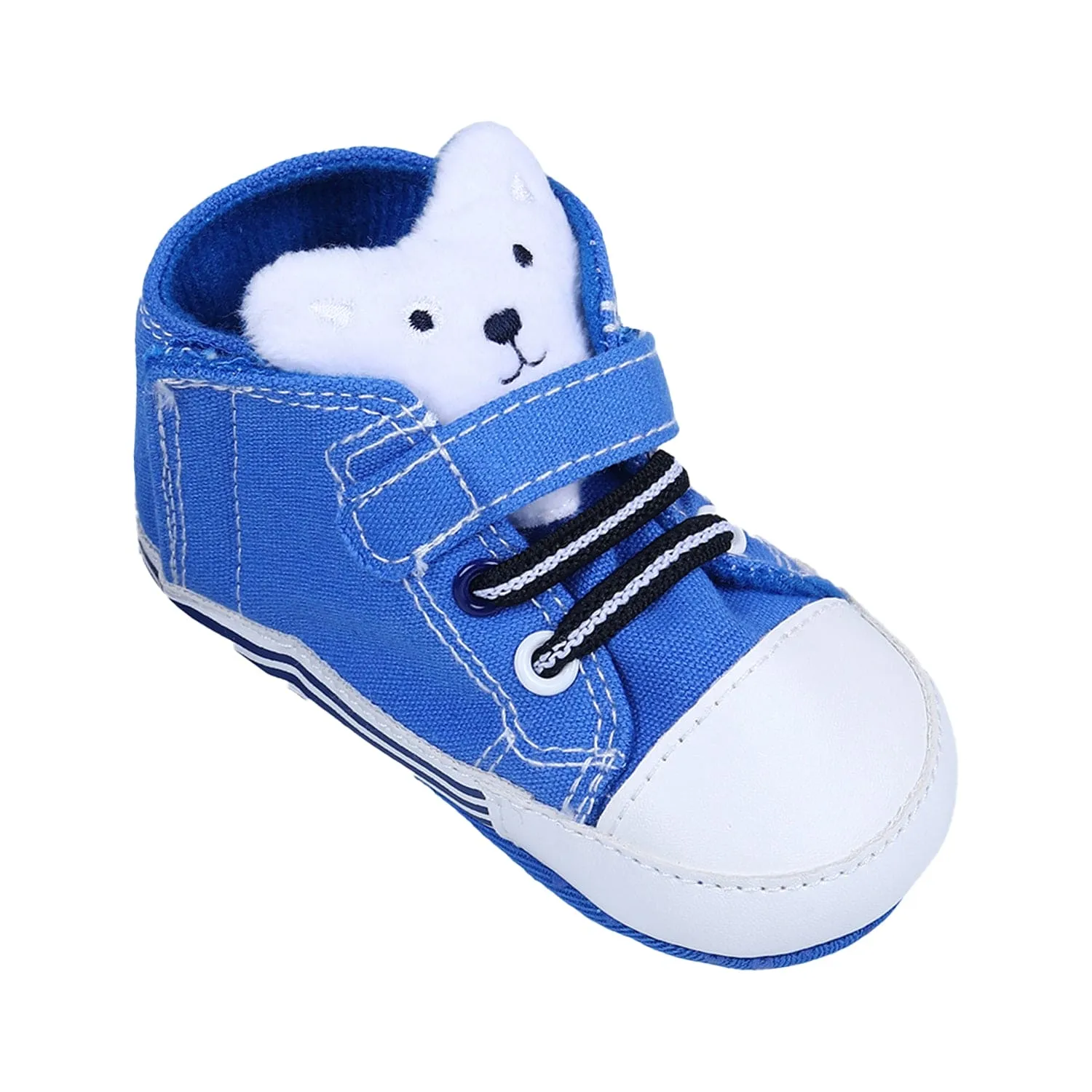 My Buddy Bear Cute And Stylish Comfy Velcro Booties - Blue