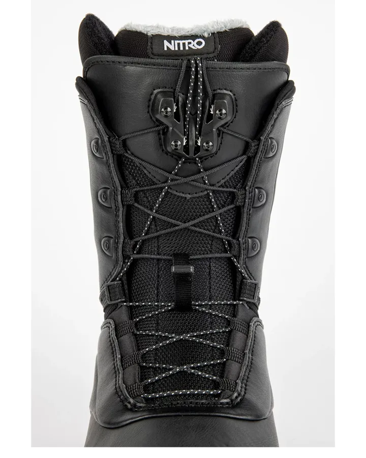 Nitro Crown TLS Womens Snowboard Boots - Black - 2023