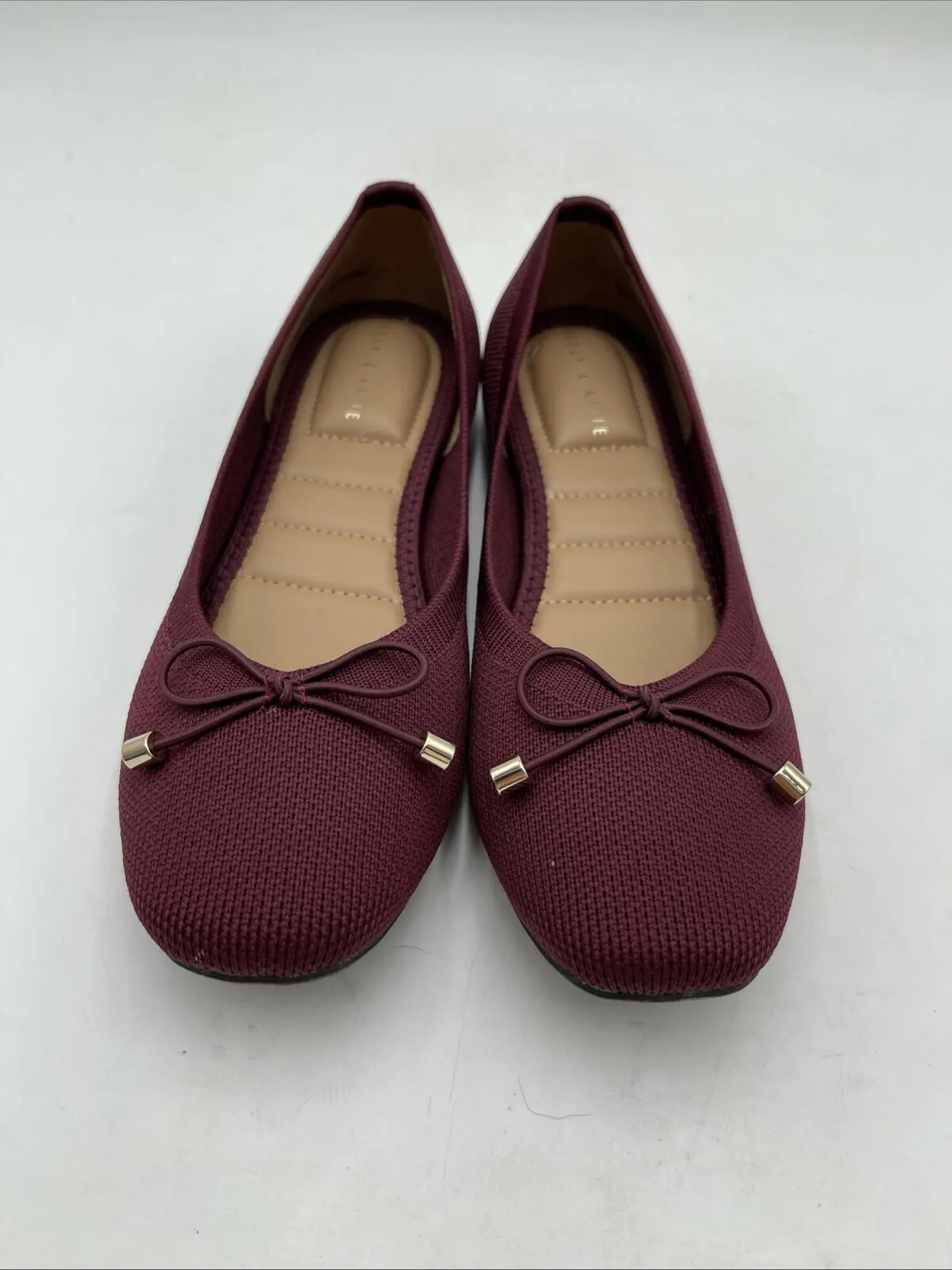 NWB Kelly & Katie Sasha Ballet Flat Women's Mad Maroon Size 6.5M