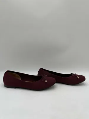 NWB Kelly & Katie Sasha Ballet Flat Women's Mad Maroon Size 6.5M