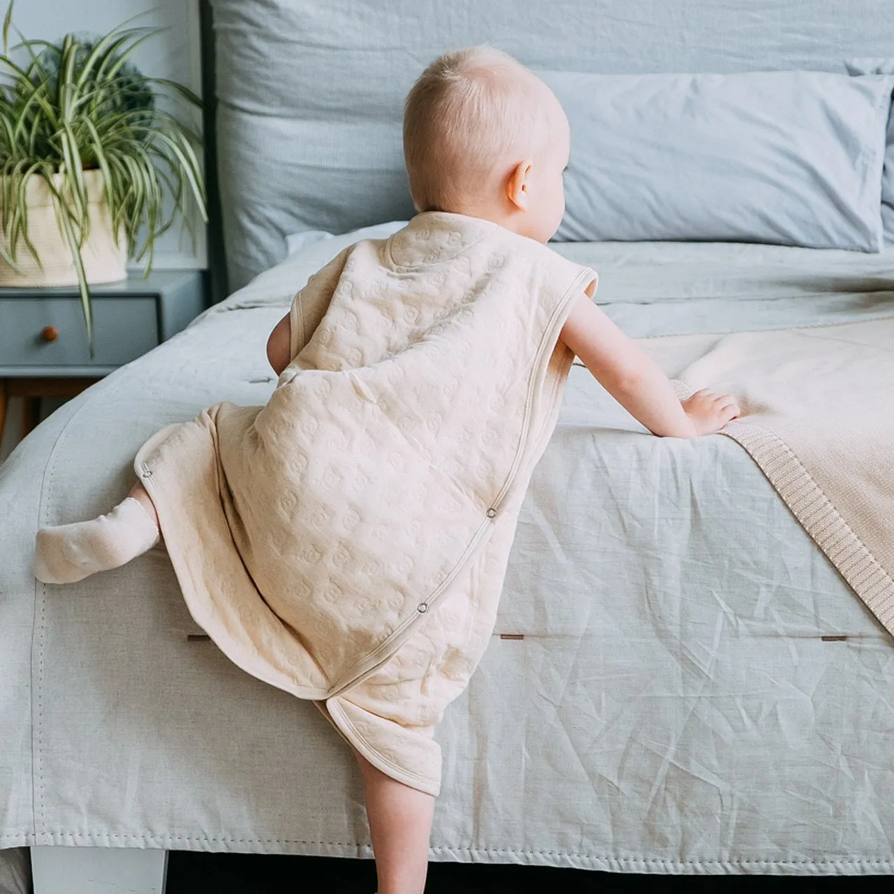 Organic Baby Sleep Sack | 2.5 TOG Wearable Blanket with YKK Snaps