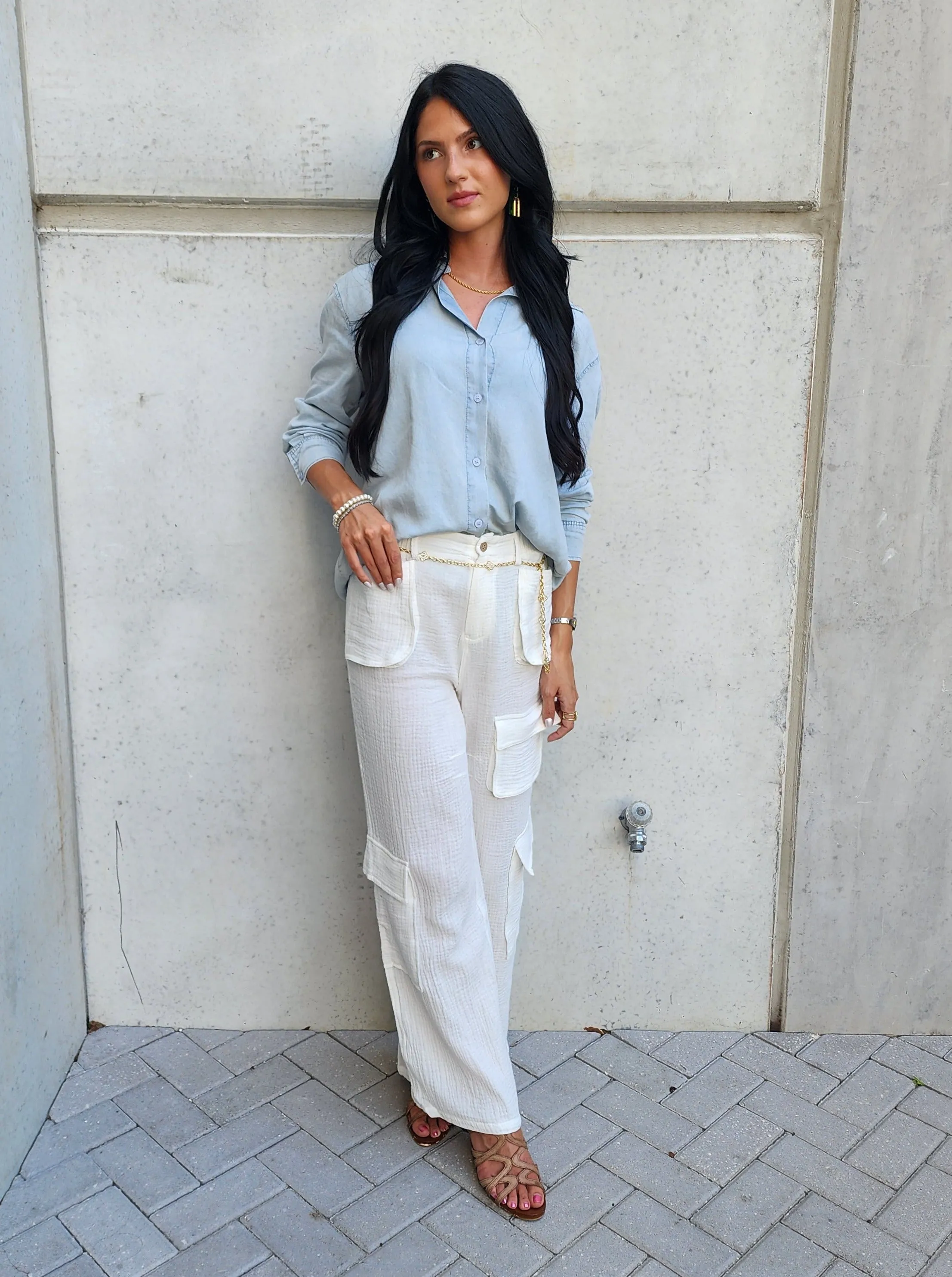 Patricia Cargo Woven Trousers
