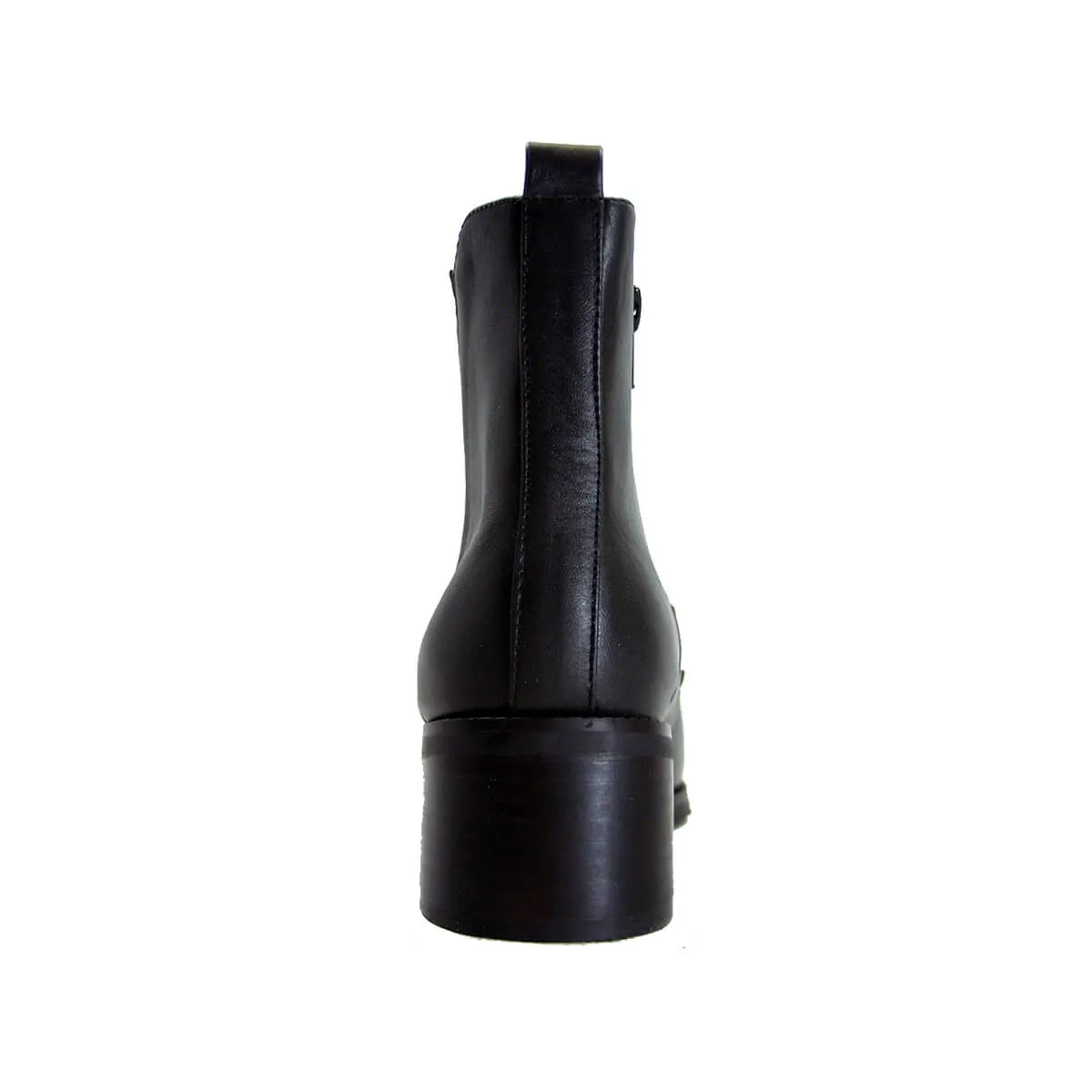PEERAGE Mya Women's Wide Width Leather Ankle Boots