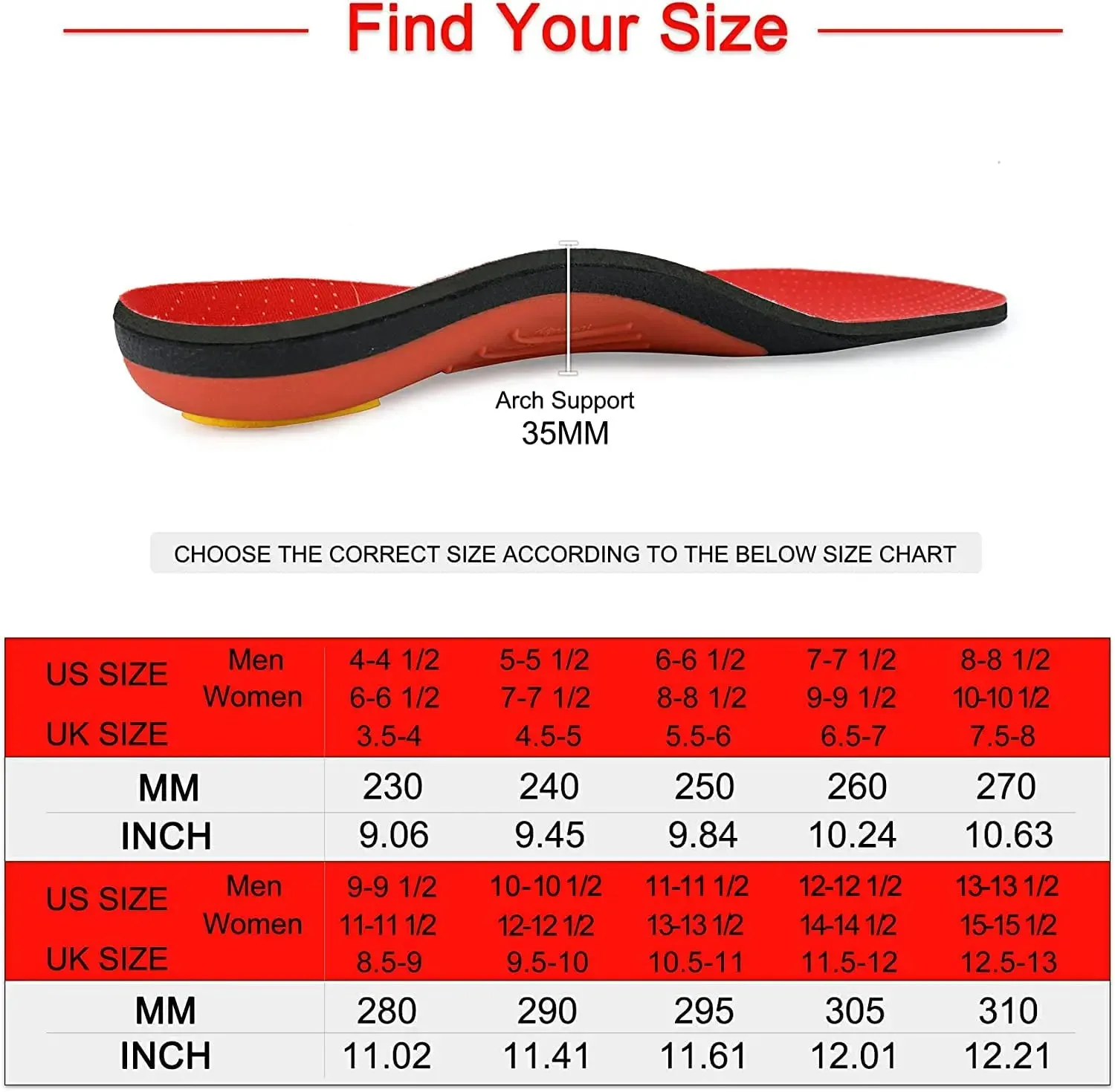 Plantar Fasciitis Orthopedic Sport Insole