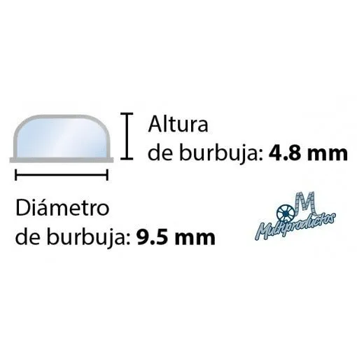PLASTICO BURBUJA POR ROLLO 1.22 x 123m
