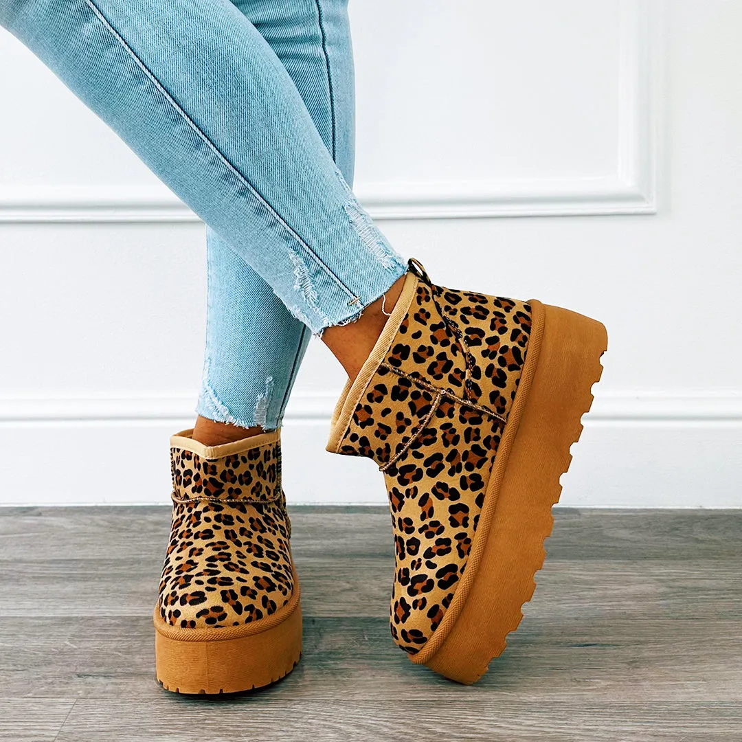 Platform Boots Mini Panter