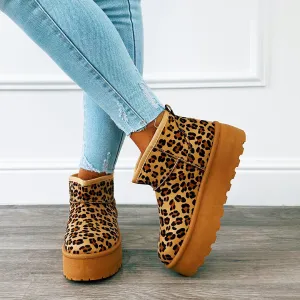 Platform Boots Mini Panter
