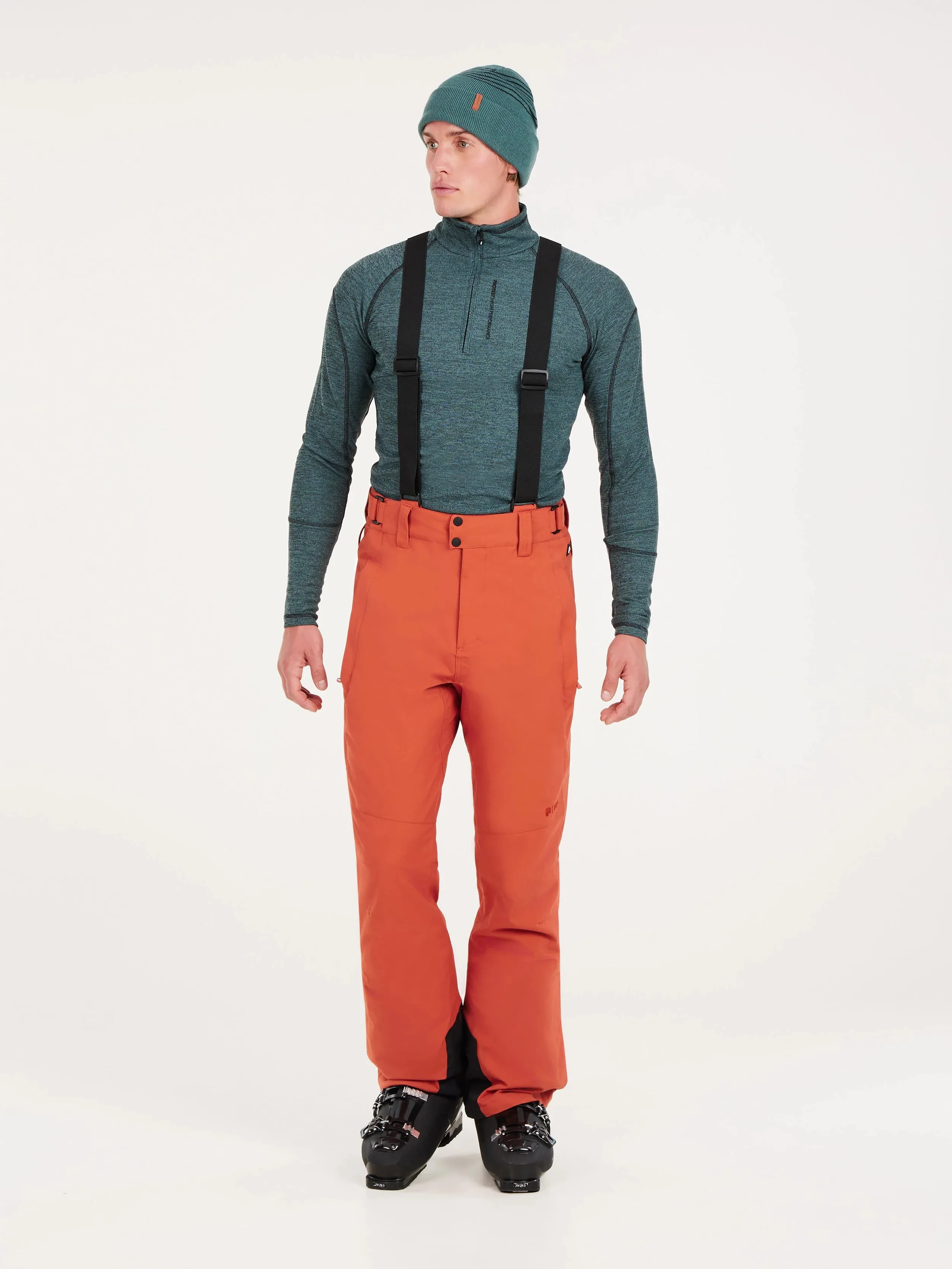 Protest Owen Pants Mens Brick Orange