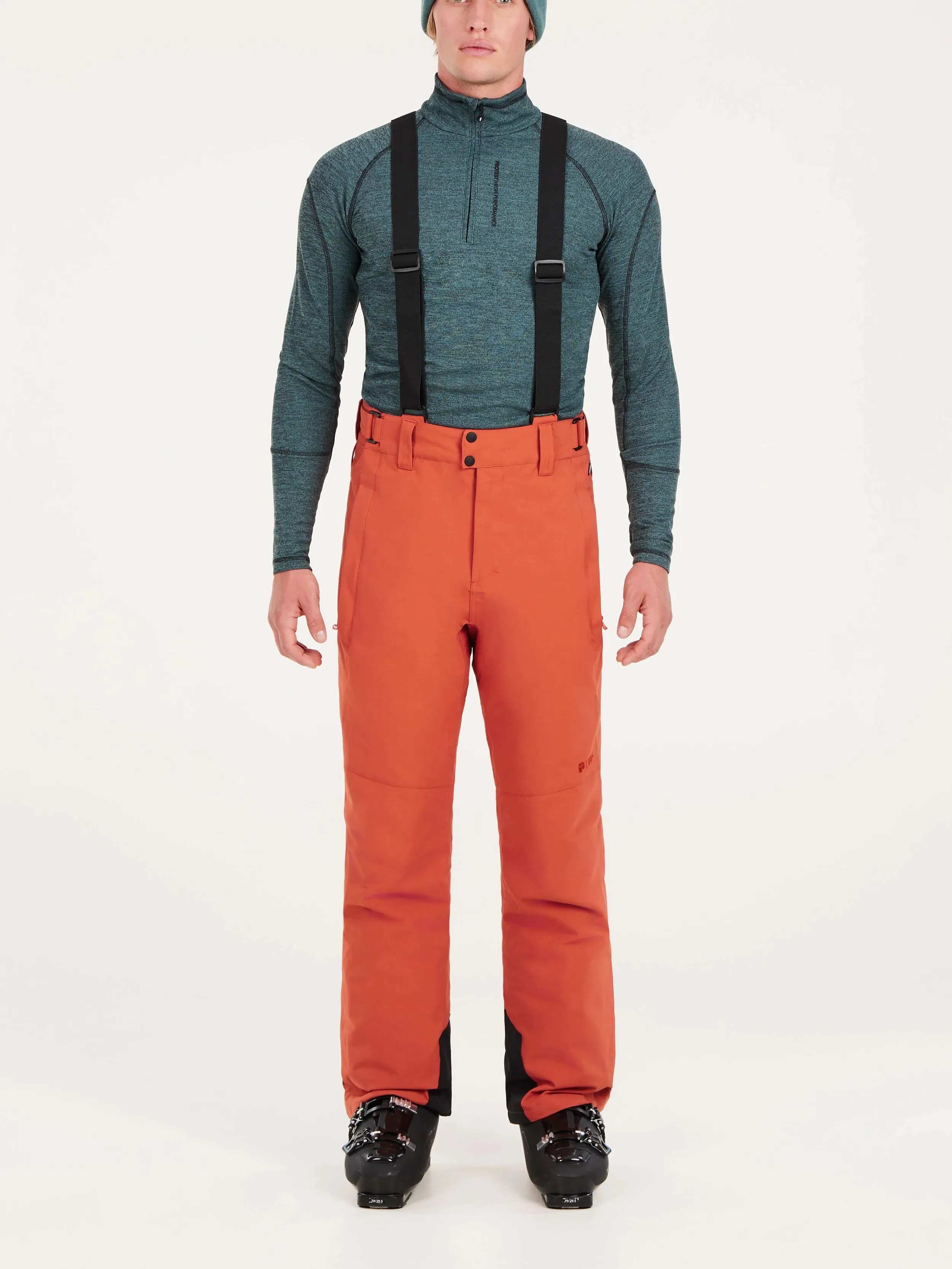 Protest Owen Pants Mens Brick Orange