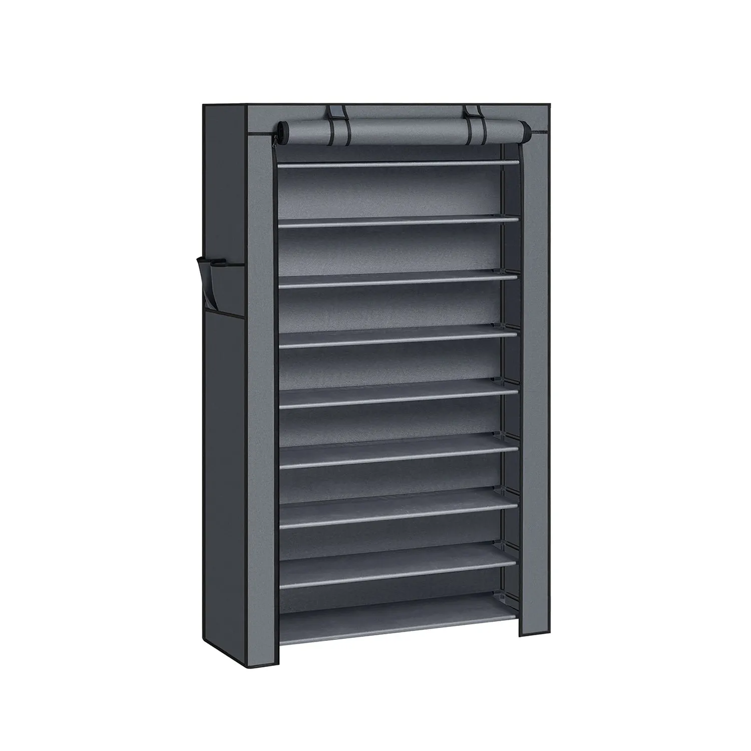 Rootz Shoe Rack Organizer - Footwear Storage - Shoe Stand - Water-Repellent Fabric - 88cm x 28cm x 160cm