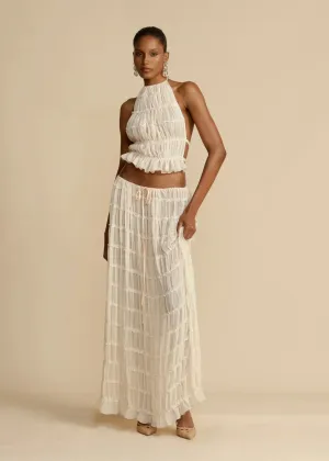 Ruffle Texture Two-Piece Set | Lightweight & Breezy | Effortless Chic