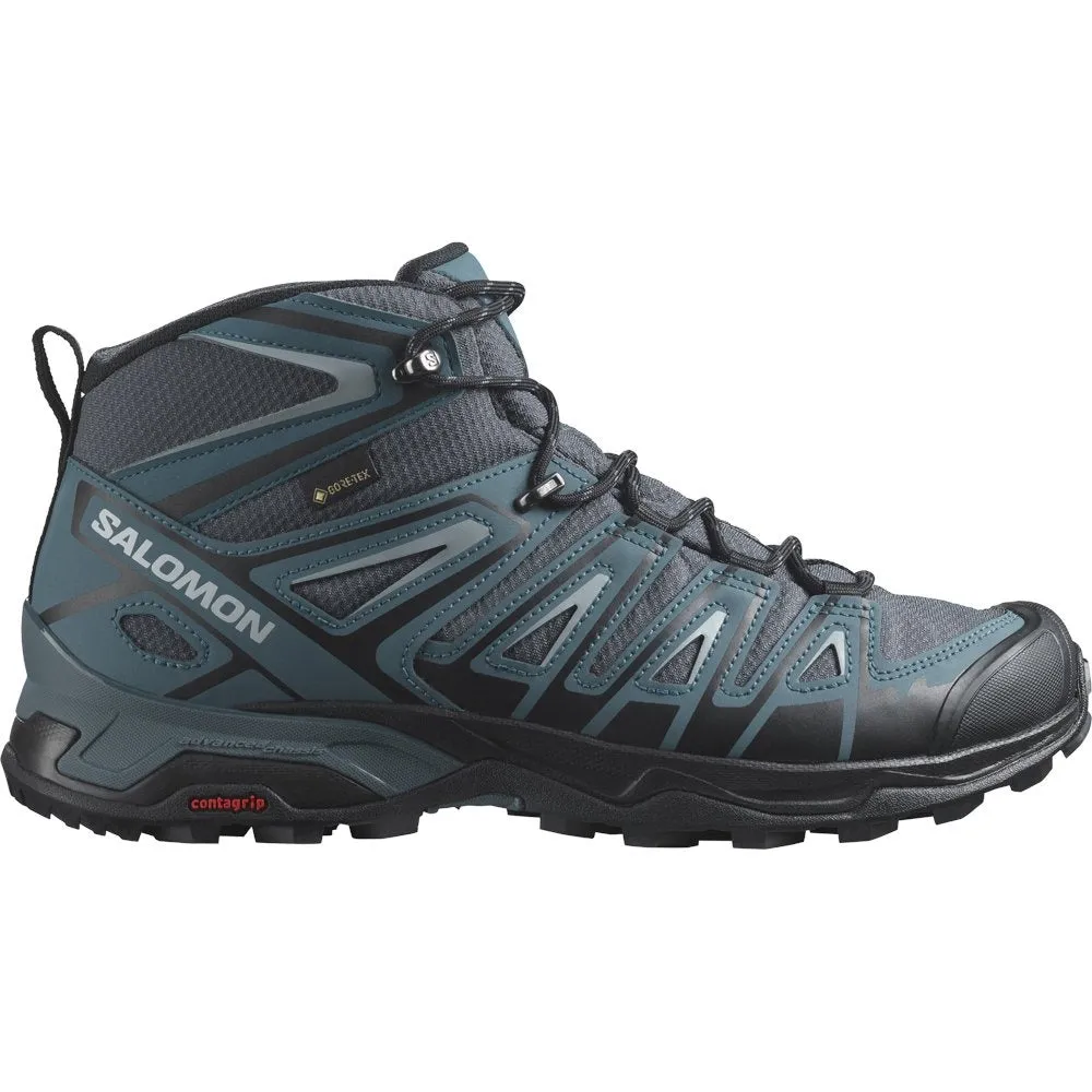 Salomon X Ultra Pioneer Mid GTX Trail Shoes Men's (Ebony Stargazer Quarry)