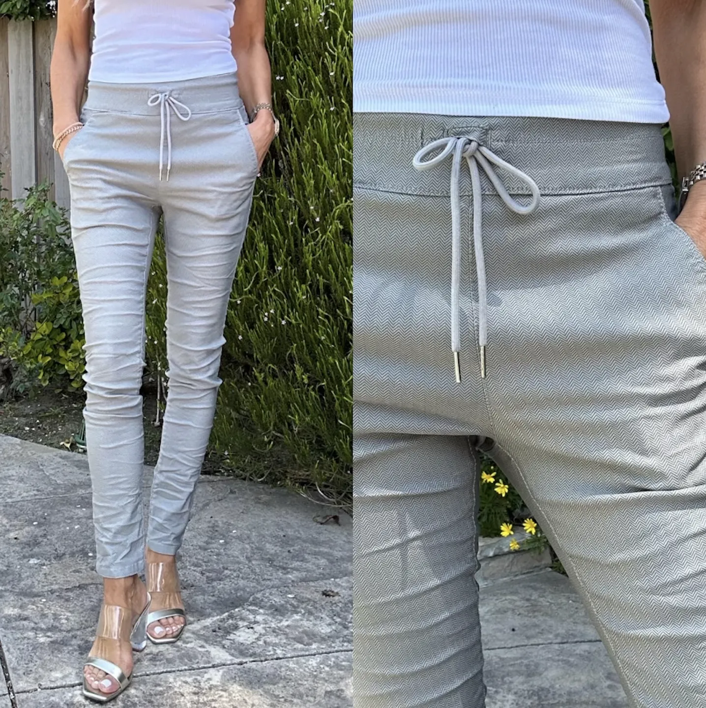 Shely Gray Herringbone