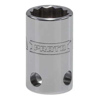 Stanley® Products Tether-Ready Drive Deep Sockets, 3/8 in Drive, 12 mm, 1 1/8 in L, 12 Points, 5212M-TT