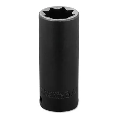 Stanley® Products Torqueplus Deep Impact Sockets 1/2 in, 1/2 in Drive, 1 1/4 in, 12 Points, 7340