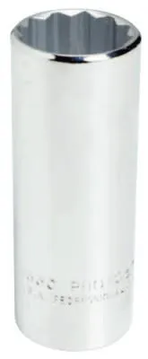 Stanley® Products Torqueplus Deep Sockets, 1/2 in Drive, 13/16 in Opening, 6 Points, 5326H