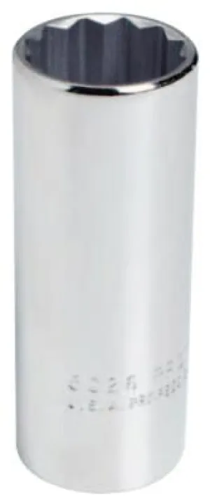 Stanley?? Products Torqueplus Deep Sockets 3/8 in, 3/8 in Drive, 3/4 in, 12 Points, 5024