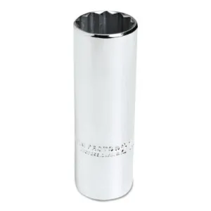 Stanley® Products Torqueplus Metric Deep Sockets 1/2 in, 1/2 in Drive, 26 mm, 12 Points, 5326M