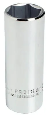 Stanley® Products Torqueplus Metric Deep Sockets 3/8 in, 3/8 in Drive, 8 mm, 12 Points, 5008M