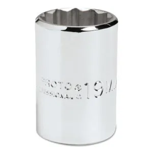 Stanley® Products Torqueplus Metric Sockets 1/2 in, 1/2 in Drive, 24 mm, 12 Points, 5424M