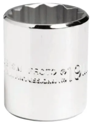 Stanley® Products Torqueplus Metric Sockets 3/8 in, 3/8 in Drive, 24 mm, 12 Points, 5224M