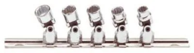 Stanley® Products Torqueplus Universal Socket Sets, 1/4 in, 12 Point, 5 Piece, 47105
