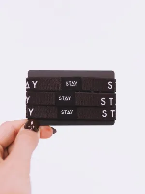 Stay Elastic Bracelet Pack - Black