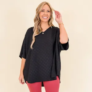 Step Into My Heart Top, Black