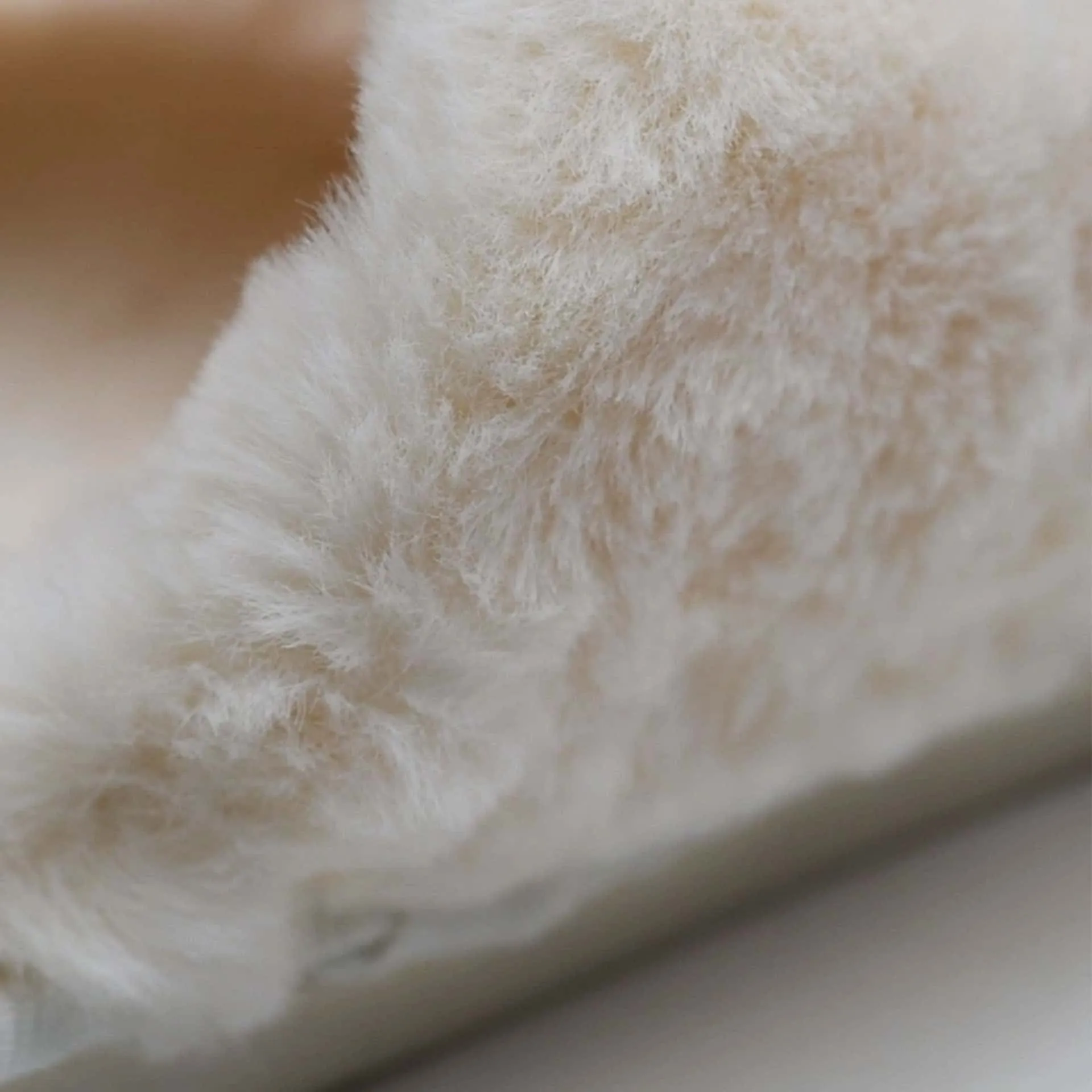 Step into Sparkle: Customizable White & Pink Faux Fur Slippers In White  Pink Size S to L