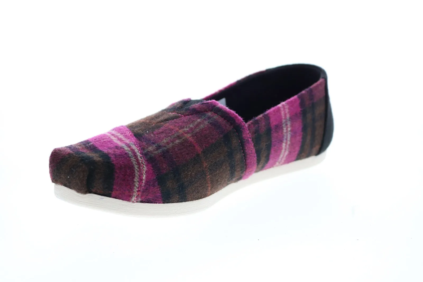 Toms Alpargata 10016039 Womens Pink Canvas Slip On Loafer Flats Shoes