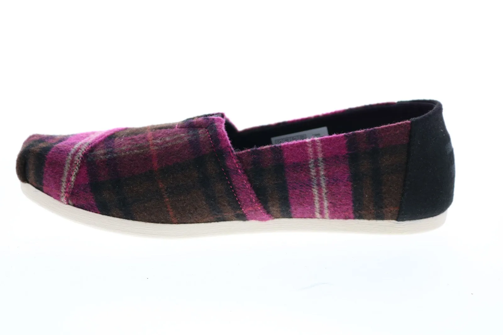 Toms Alpargata 10016039 Womens Pink Canvas Slip On Loafer Flats Shoes